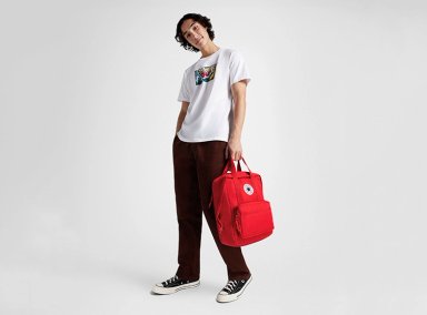 MOCHILA CONVERSE SQUARE ROJO - 5