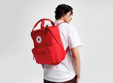 MOCHILA CONVERSE SQUARE ROJO - 6
