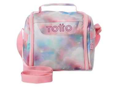 LONCHERA TOTTO RESALTADOR GLITTER AZUL - 1