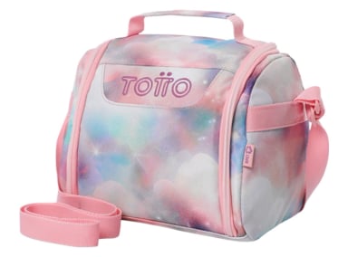 LONCHERA TOTTO RESALTADOR GLITTER AZUL - 2