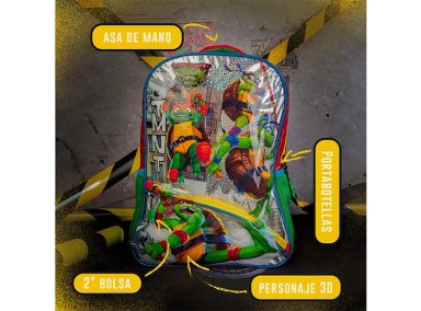 MOCHILA TORTUGAS NINJA INFANTIL - 14