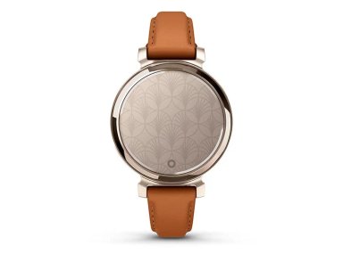 SMARTWATCH GARMIN LILY 2 CLASSIC ORO CREMA CORREA DE CUERO MARRÓN - 3