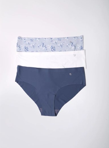 PACK 3 CALZONES BIKINI MUJER INDEX CELESTE LÁSER CLZP324-614 - 10