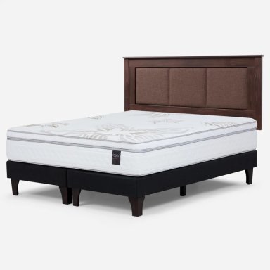 CAMA EUROPEA ROSEN ART 4 BD 2 PLAZAS + RESPALDO RACHEL - 2