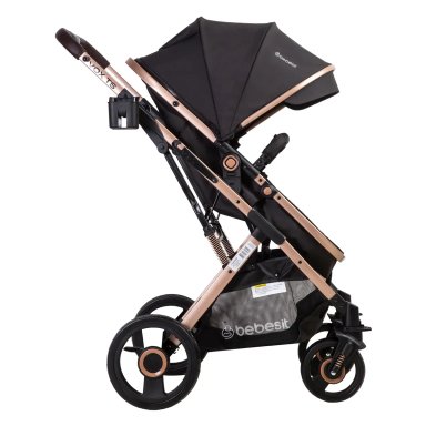 COCHE CUNA PASEO BEBE VOX GOLD NEGRO BEBESIT - 4