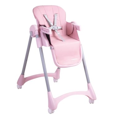 SILLA DE COMER BEBE RECLINABLE PLEGABLE EASY EAT ROSADA - 2