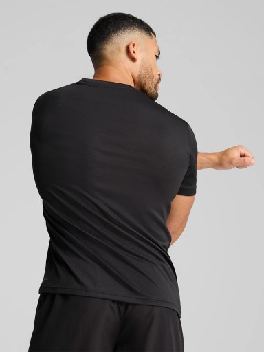 POLERA HOMBRE PUMA 527155 NEGRO MANGA CORTA ESSENTIALS TRAIN ALL DAY - 2