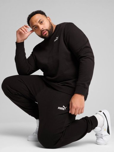 POLERÓN HOMBRE PUMA 682562 NEGRO ESS SMALL LOGO CREW FLEECE - 1