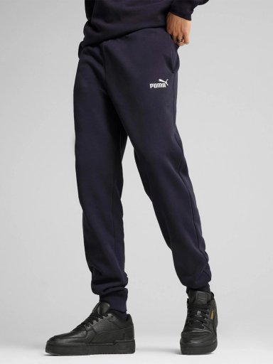 PANTALÓN DE BUZO HOMBRE PUMA 682606 AZUL ESSENTIALS NO.1 - 2