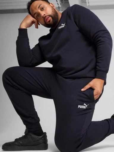 PANTALÓN DE BUZO HOMBRE PUMA 682606 AZUL ESSENTIALS NO.1 - 4