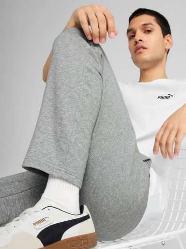 PANTALÓN DE BUZO HOMBRE PUMA 682610 GRIS ESSENTIALS NO.1 - 5