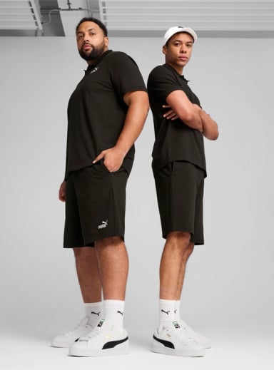 SHORT DE PUNTO HOMBRE PUMA ESSENTIALS 10'' CON LOGO NO. 1 - 1