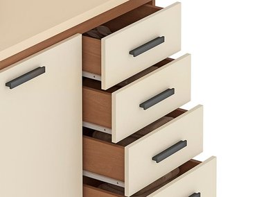 MUEBLE DE COCINA VEKKA HOME 2P 4C BEIGE - 5