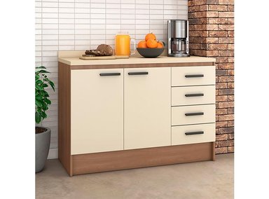 MUEBLE DE COCINA VEKKA HOME 2P 4C BEIGE - 7