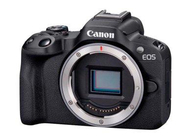 CÁMARA MIRRORLESS CANON R50 4K UHD 24.2 MP+ LENTE 18-45 + LENTE 55-210 - 6