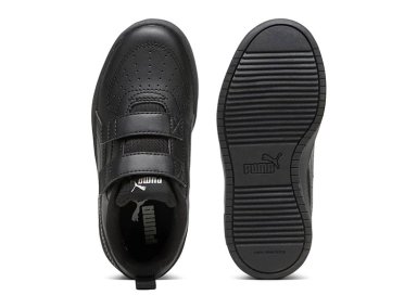 ZAPATILLAS ESCOLARES UNISEX PUMA NEGRO RICKIE V INF - 4