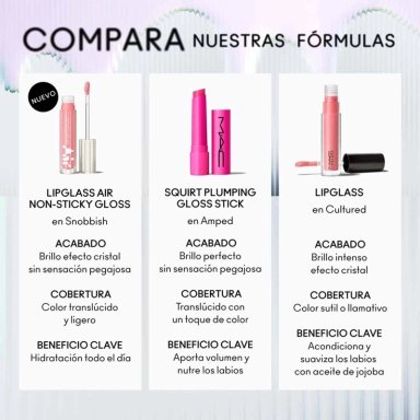 BRILLO LABIAL MAC 5 ML LIPGLASS AIR NON-STICKY GLOSS - 7