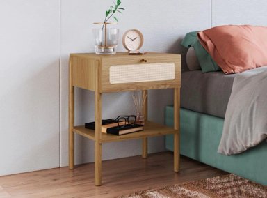 JUEGO DORMITORIO DECOCASA OSLO 2 PLAZAS NEGRO - 10