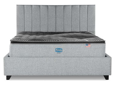 CAMA EUROPEA SIMMONS SUNSET 2PL B/D + RESPALDO TIBET - 1