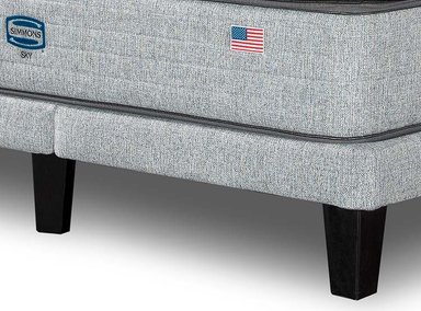 CAMA EUROPEA SIMMONS SKY 2PL B/D + RESPALDO TIGNES - 6