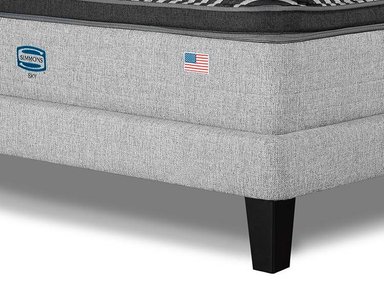 CAMA EUROPEA SIMMONS SKY 2PL B/D + RESPALDO TIGNES - 6
