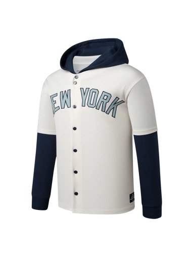 POLERÓN ALGODÓN HOMBRE FEXPRO BEIGE YANKEES - 1