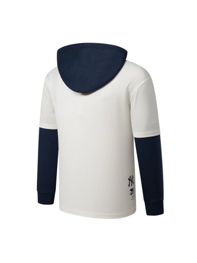 POLERÓN ALGODÓN HOMBRE FEXPRO BEIGE YANKEES - 2