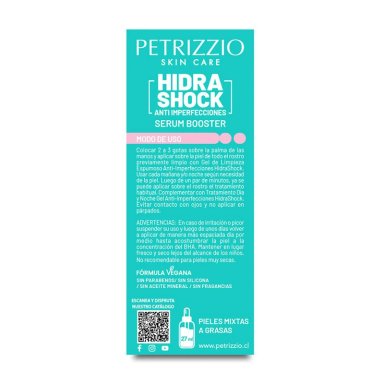 SÉRUM PETRIZZIO 27 ML BOOSTER HIDRASHOCK ANTI IMPERFECCIONES - 4