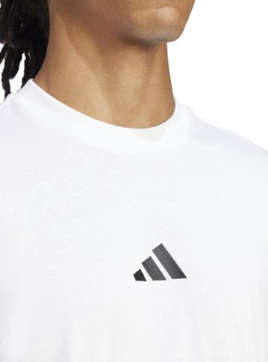 POLERA MANGA CORTA HOMBRE ADIDAS ESSENTIALS LINEAL - 5