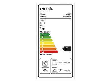 HORNO ELÉCTRICO EMPOTRABLE MIDEA 67L CON GRILL Y AIR FRY MBOG1TAM-60ECBS - 9