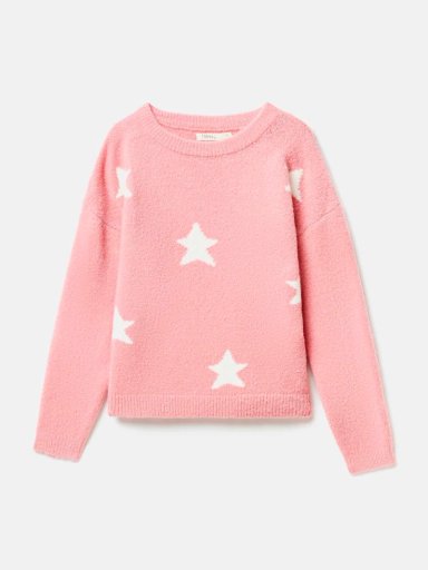 SWEATER LANA NIÑA SFERA ROSADO - 1