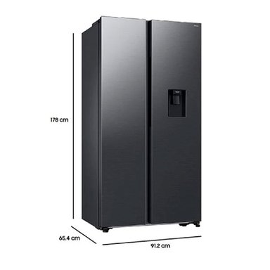 REFRIGERADOR SIDE BY SIDE SAMSUNG RS57DG4100B4 560L NO FROST NEGRO - 2