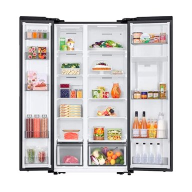 REFRIGERADOR SIDE BY SIDE SAMSUNG RS57DG4100B4 560L NO FROST NEGRO - 3