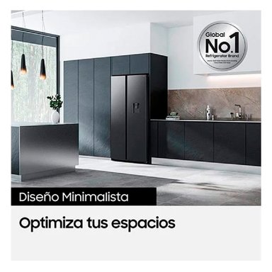 REFRIGERADOR SIDE BY SIDE SAMSUNG RS57DG4100B4 560L NO FROST NEGRO - 6