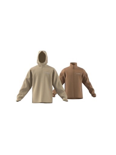 CHAQUETA HOMBRE ADIDAS JM8699 CAFE IMPERMEABLE TERREX MULTI ESSENTIALS 3 EN 1 - 1