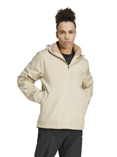 CHAQUETA HOMBRE ADIDAS JM8699 CAFE IMPERMEABLE TERREX MULTI ESSENTIALS 3 EN 1 - 2