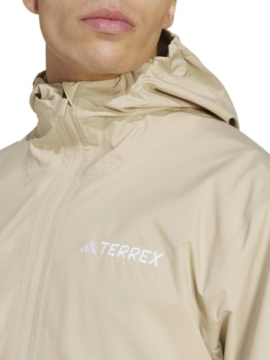 CHAQUETA HOMBRE ADIDAS JM8699 CAFE IMPERMEABLE TERREX MULTI ESSENTIALS 3 EN 1 - 5