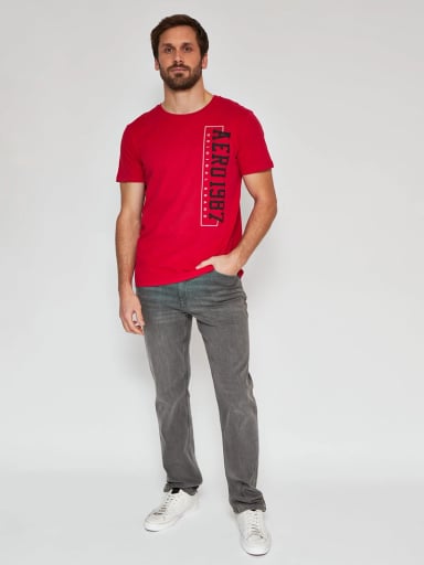 POLERA MANGA CORTA ALGODÓN HOMBRE AEROPOSTALE DIM - 4