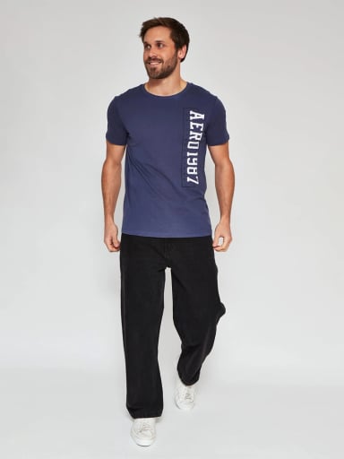 POLERA MANGA CORTA ALGODÓN HOMBRE AEROPOSTALE DIM - 4