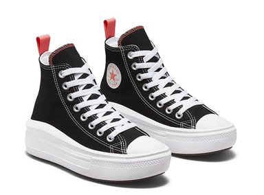 ZAPATILLAS UNISEX CONVERSE CASUALES NEGRO CHUCK TAYLOR ALL STAR MOVE - 2