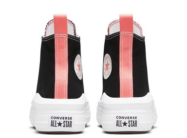 ZAPATILLAS UNISEX CONVERSE CASUALES NEGRO CHUCK TAYLOR ALL STAR MOVE - 4