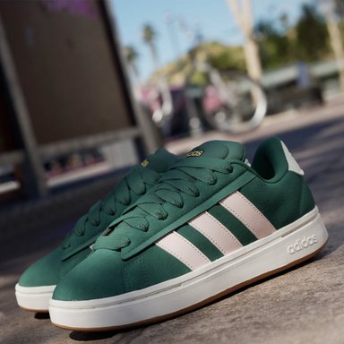 ZAPATILLAS MUJER ADIDAS CASUALES VERDE GRAND COURT ALPHA 00S - 2