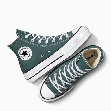 ZAPATILLAS MUJER CONVERSE URBANO VERDE CHUCK TAYLOR ALL STAR LIFT - 3