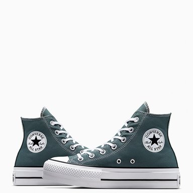 ZAPATILLAS MUJER CONVERSE URBANO VERDE CHUCK TAYLOR ALL STAR LIFT - 6