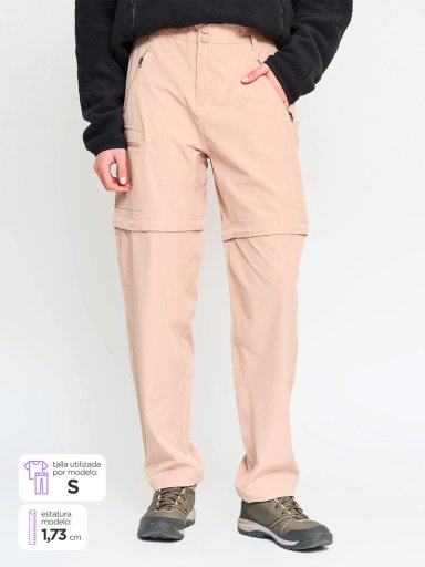 PANTALÓN CONVERTIBLE MUJER RESCUE MAYA - 1