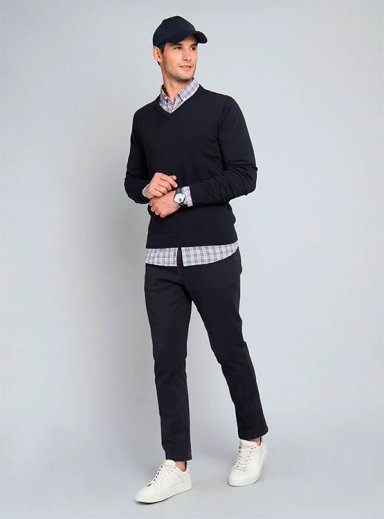 SWEATER MANGA LARGA ALGODÓN HOMBRE ARROW - 1