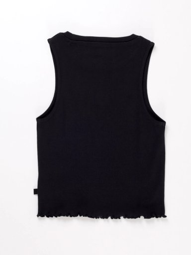 POLERA SIN MANGAS ALGODÓN NIÑA INDEX RIB - 2