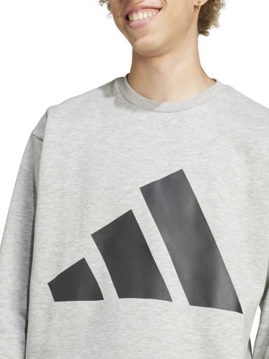 POLERÓN HOMBRE ADIDAS IN6148 GRIS MANGA LARGA ESSENTIALS - 3