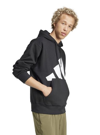 POLERÓN HOODIE MANGA LARGA HOMBRE ADIDAS ESSENTIALS LOGO GRANDE - 3
