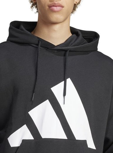 POLERÓN HOODIE MANGA LARGA HOMBRE ADIDAS ESSENTIALS LOGO GRANDE - 4